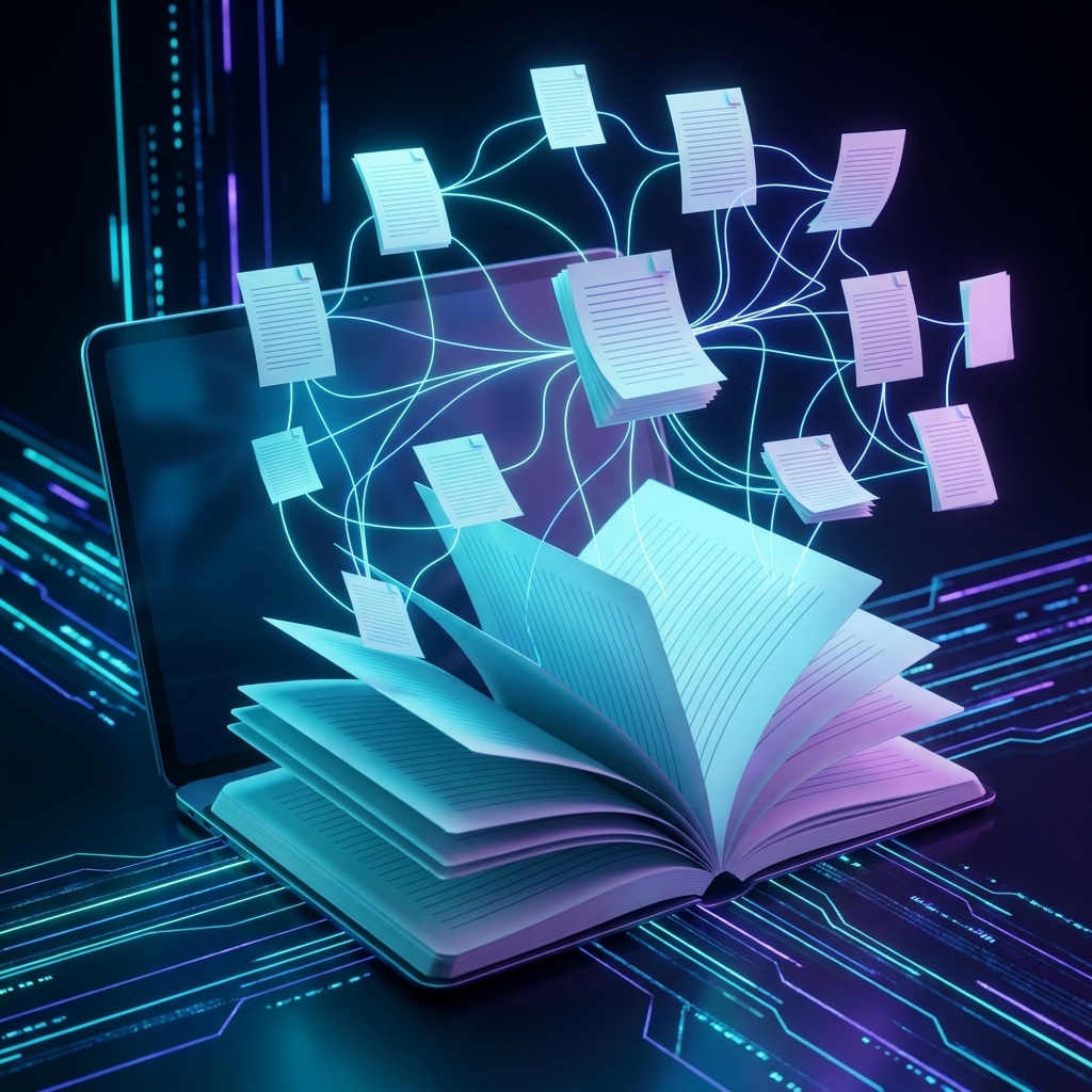 Caderno digital com IA